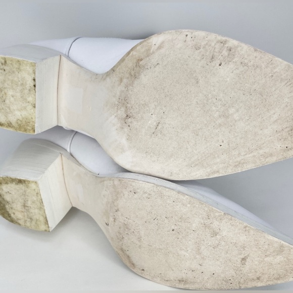 Free People by Jeffrey Campbell Dagget Cowboy Western Boots in White Size 8 - Picture 9 of 13